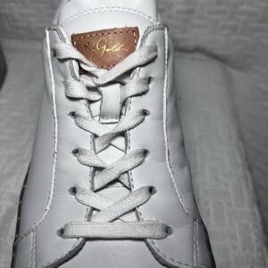 42 Gold white sneakers - pre owned